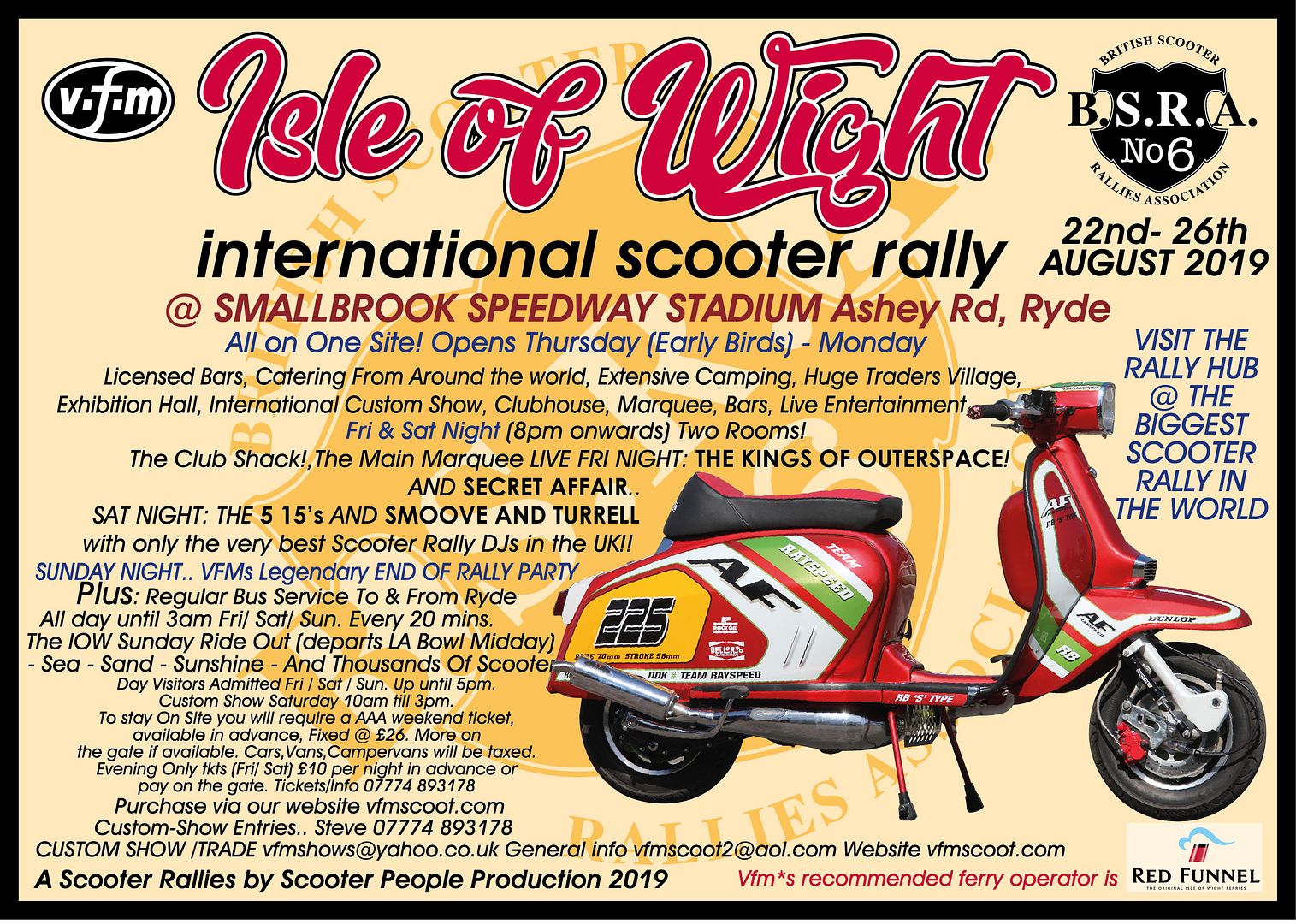 LCGB Forums • View topic BSRA NATIONAL SCOOTER RALLIES 2019